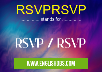 RSVPRSVP