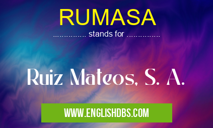 RUMASA
