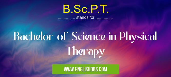 B.Sc.P.T.