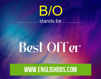 B/O