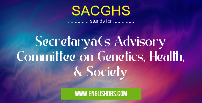 SACGHS