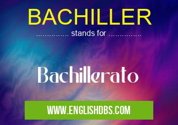 BACHILLER