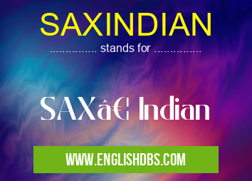 SAXINDIAN