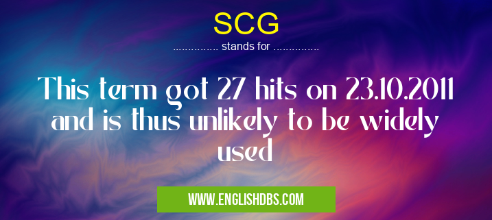SCG
