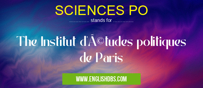 SCIENCES PO