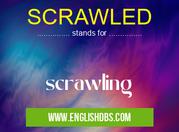 SCRAWLED