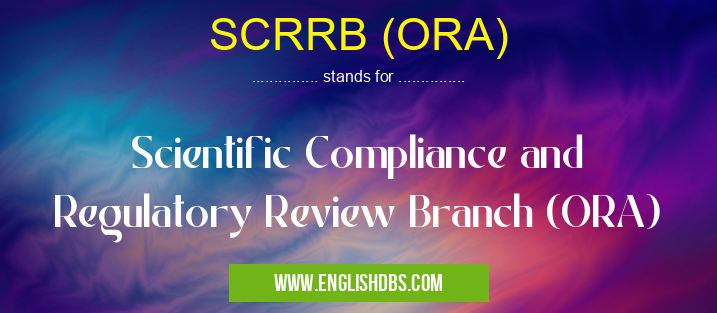 SCRRB (ORA)