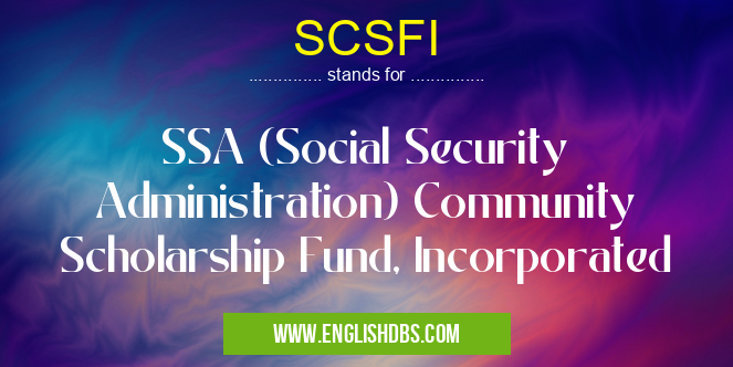 SCSFI