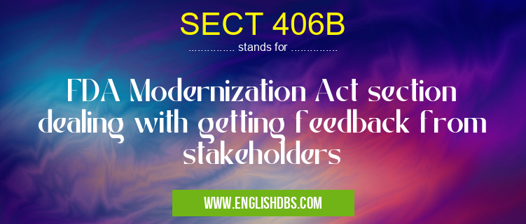 SECT 406B
