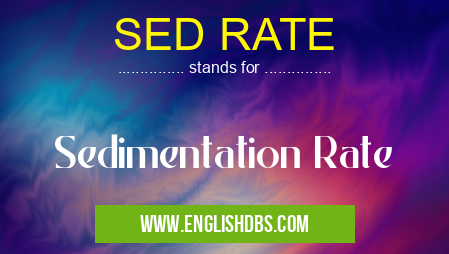 SED RATE