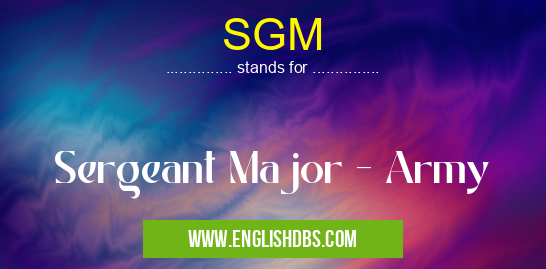 SGM