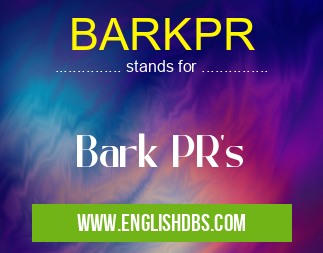 BARKPR