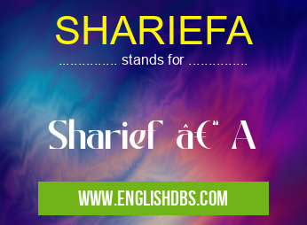 SHARIEFA