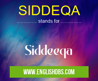 SIDDEQA