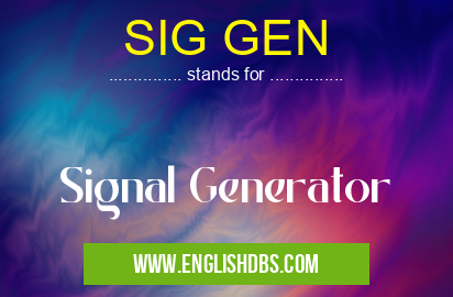 SIG GEN