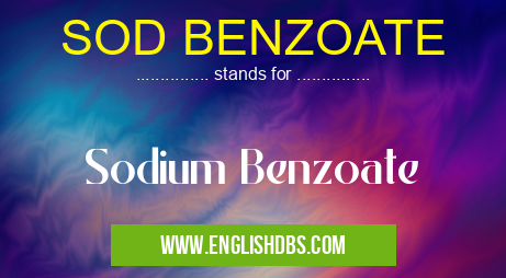SOD BENZOATE