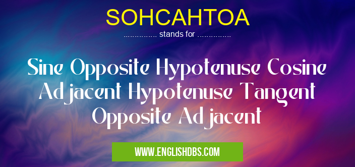 SOHCAHTOA