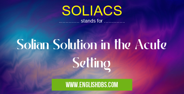 SOLIACS