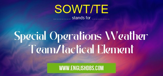 SOWT/TE
