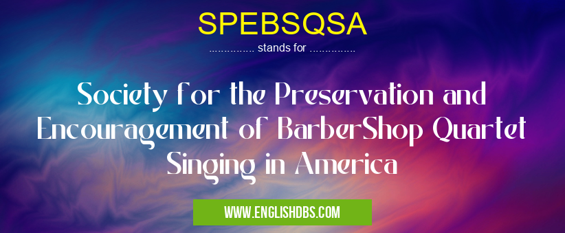 SPEBSQSA