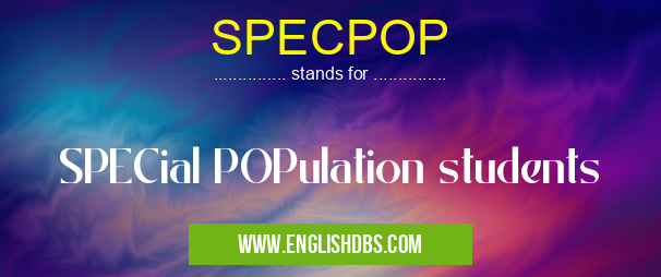 SPECPOP