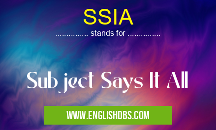 SSIA