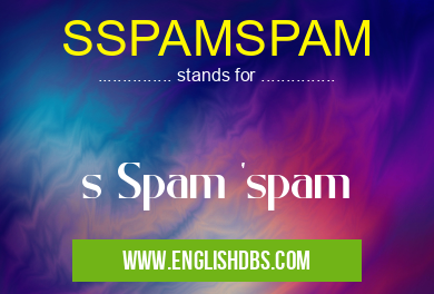 SSPAMSPAM