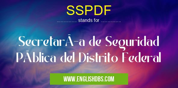 SSPDF