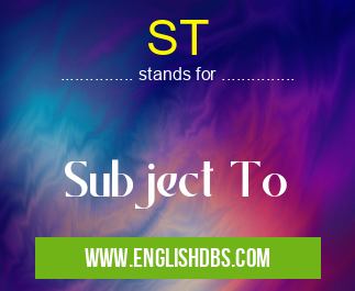 ST