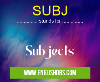 SUBJ