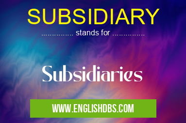 SUBSIDIARY