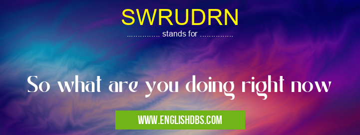 SWRUDRN