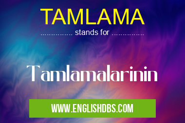 TAMLAMA