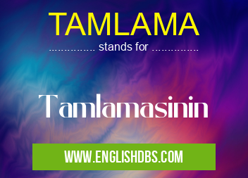TAMLAMA
