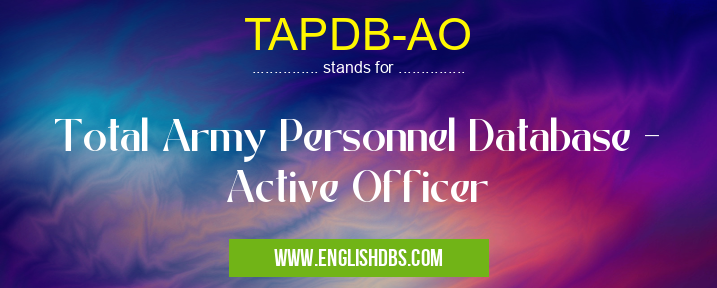 TAPDB-AO
