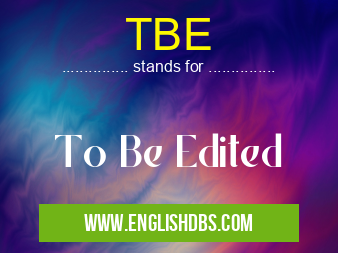 TBE