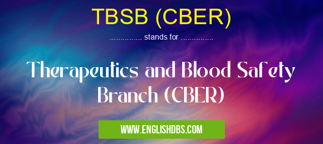 TBSB (CBER)