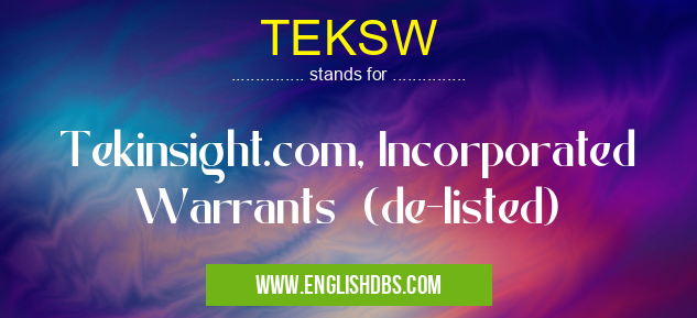 TEKSW