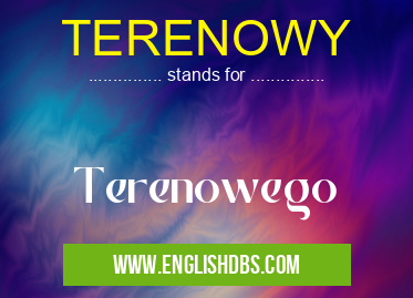 TERENOWY