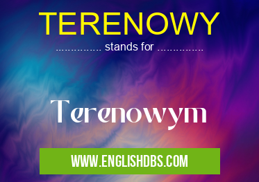 TERENOWY