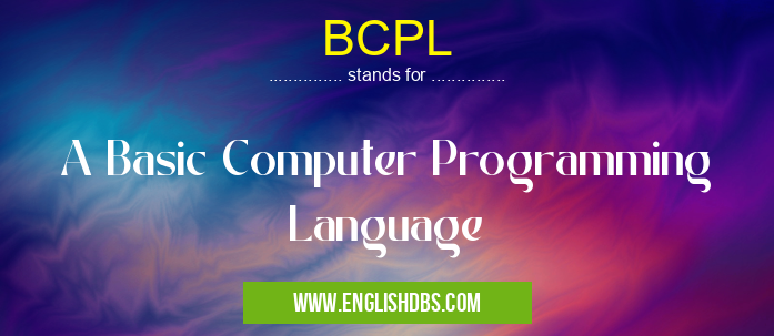 BCPL