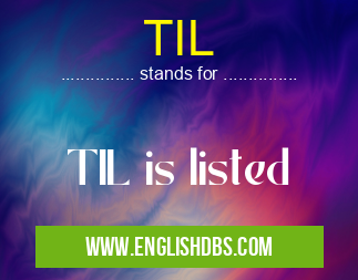 TIL