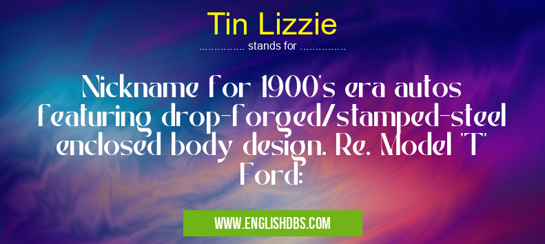Tin Lizzie