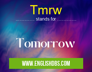 Tmrw