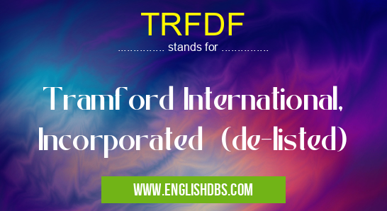 TRFDF