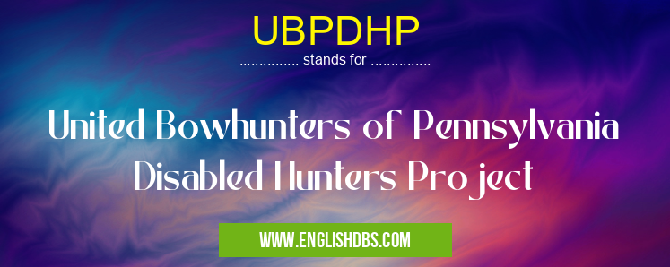 UBPDHP