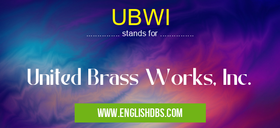 UBWI