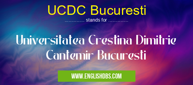 UCDC Bucuresti