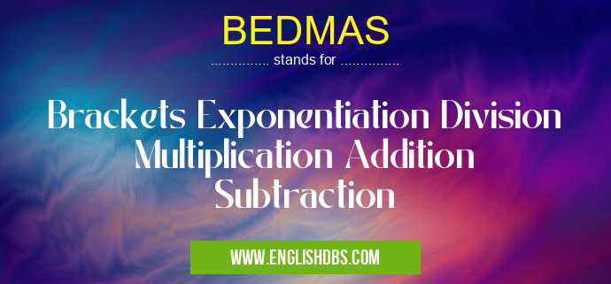 BEDMAS