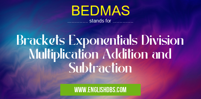 BEDMAS
